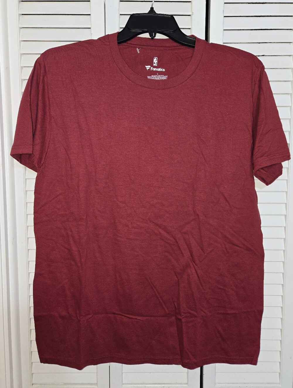 Fanatics Men's L Cotton Short Sleeve Crew Neck Tee NEW